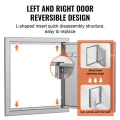 Installation guide for VEVOR BBQ Access Door