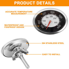 Installation instructions for DcYourHome Grill Temperature Gauge