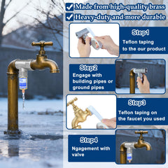 Installation instructions for Fantang faucet freeze protection