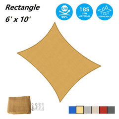 Installation of AsterOutdoor sun shade sail with ropes
