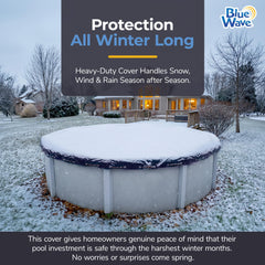 Installation of Blue Wave pool cover with cable and winch