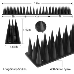 Installation of CIIC Bird Spikes on a fence