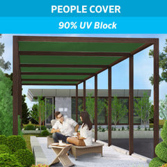 Installation of Coolaroo Shade Fabric on a pergola