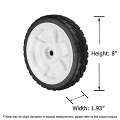 Installation of Fourtry front wheels on Toro mower