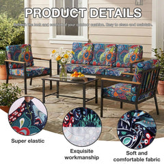 installation of hyha patio cushion covers with elastic straps