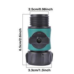 Installation of JUSONEY shut off valve on garden hose