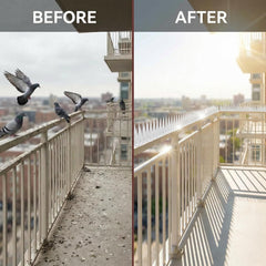 Installation of KraAra Bird Spikes on a fence