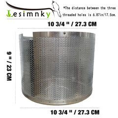 Installation of Lesimnky emitter screen on a patio heater