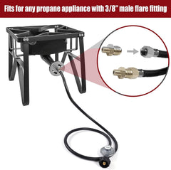 Installation of MOASKER propane grill regulator