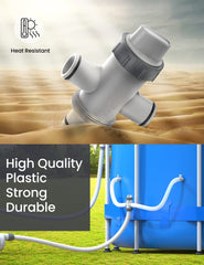 Installation of POOLHACKER valve on above-ground pool
