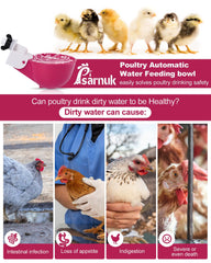 Installation of psarnuk Chicken Waterer Cups with included drill bit