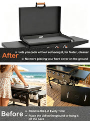 Installation of Silroera Handle and Hinge Kit on a Blackstone griddle