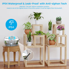 Installation of the sainlogic Automatic Plant Waterer in a garden setting