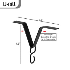 Installation of U-nitt Gutter Clip with rain chain