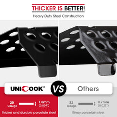 Installation of Unicook grill heat plates on a grill