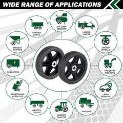Installation process of CheeMuii lawn mower wheels
