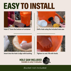 Installation process of Poultry Pro Chicken Feeder