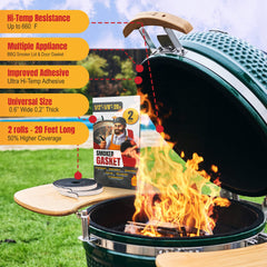 Installation process of Smoker Chef Grill Gasket on a BBQ