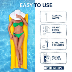 Instructions for using DIPSTIK phosphate test strips