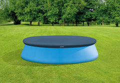 Intex 10ft Pool Cover with rope tie for secure fit