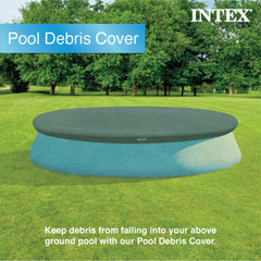 Intex 28026E Deluxe Debris Cover on an above ground pool
