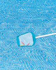 Intex Leaf Skimmer in use removing leaves from pool water