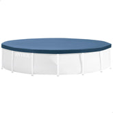 Intex Pool Cover for 10ft Round Pools, blue, top view