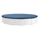 Intex Pool Cover for 12ft round pools, gray side view