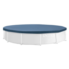Intex Pool Cover for 12ft round pools, gray side view