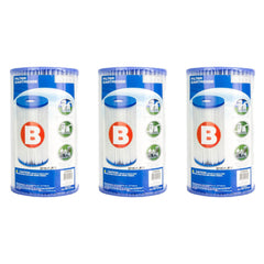 Intex Pool Filter Cartridge 3-Pack front view