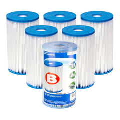 Intex Pool Filter Cartridge 6-Pack front view