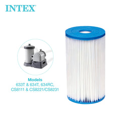 Intex Pool Filter Cartridge close-up of Dacron material