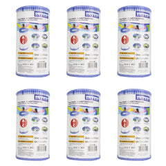 Intex Pool Filter Cartridge Pack of 6, front view