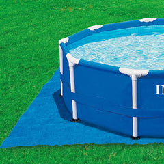 Intex Pool Ground Cloth 15-foot folded showing size