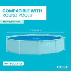 Intex Solar Pool Cover packaging front view