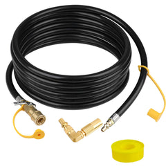 Iococee 18FT RV Quick Connect Propane Hose front view