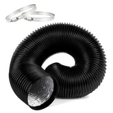 iPower 4 Inch Flexible Aluminum Ducting 16 Feet Length