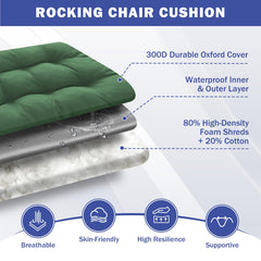 IPYNBAP back cushion 28x18 inches dark green
