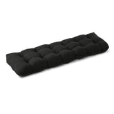 IPYNBAP Outdoor Bench Cushion front view in black