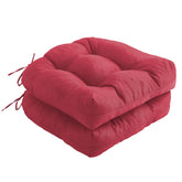 IPYNBAP Outdoor Chair Cushions burgundy front view