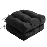 IPYNBAP outdoor chair cushions set of 2 in black