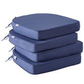 IPYNBAP outdoor chair cushions set of 4 in navy blue