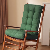 IPYNBAP Rocking Chair Cushion Set front view, dark green, 17x17 inch
