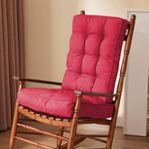 IPYNBAP Rocking Chair Cushion Set in burgundy, front view