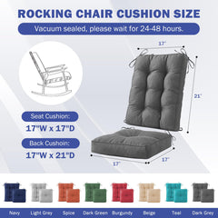 IPYNBAP seat cushion 17x17 inch detail