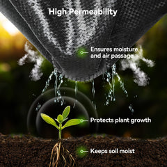 iropro Weed Barrier Fabric in use on a gravel path