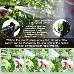 IRRIGLAD Hose Nozzle attached to a garden hose
