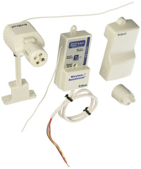 Irritrol RS1000 Wireless Rain Sensor white model front view with transmitter