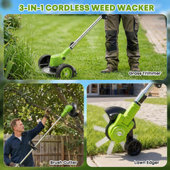 iToolMax weed wacker with adjustable length pole
