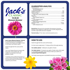Jack's Classic Blossom Fertilizer 10-30-20 8oz measuring spoon included
